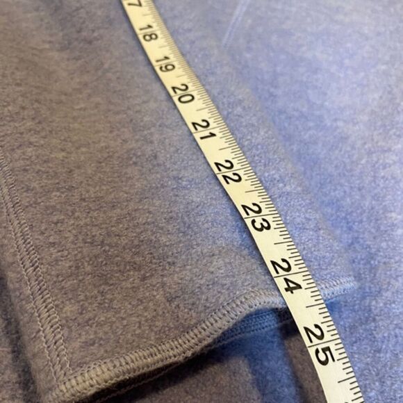 Lands' End 100% Wool Coat in Periwinkle Collared Front Pockets Size 12 - Picture 12 of 12